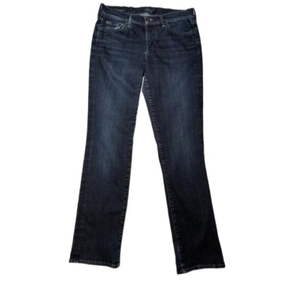 Lucky Brand Sweet Straight Dark Wash Stretch Mid Rise Jeans Size 6/28 A #1700 - Picture 1 of 7